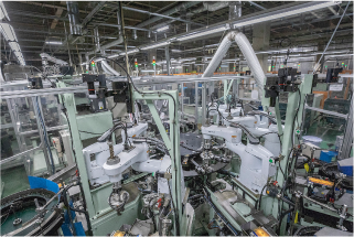 Automatic machine line